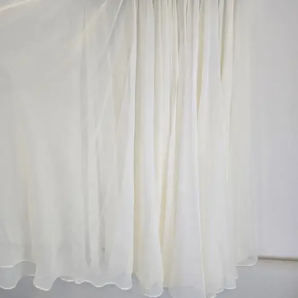 Bronx and Banco Adrian Strapless Drop-Waist Sheer bottom Maxi Dress Sz 6 Med NWT - Picture 6 of 14